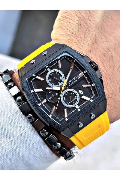 Ferrucci Men's Silicone Cord Wristwatch - FCF.03297FS.06 Function
