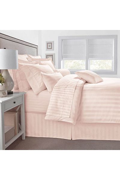 Orange Bed & Bath Orange Bed And Bath Hotel Duvet Set 100% Cotton Single 4 Piece Pink