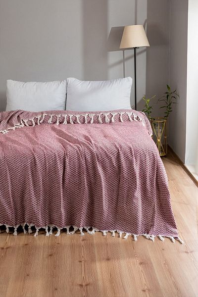 HOME MOD STORE Tripolis Double Bed Cover and Pique Dowry Set