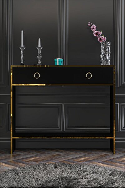 Givayo Mobilya Esmeralda Dresuar Siyah Gold