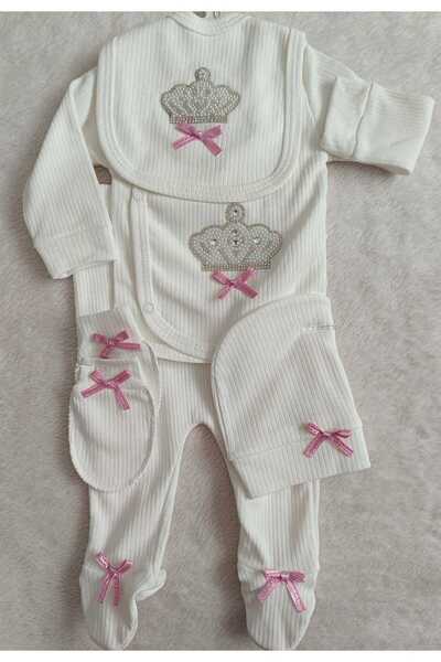 MİNİCEY BABY Baby Girl 5 Piece Newborn Baby Hospital Outlet