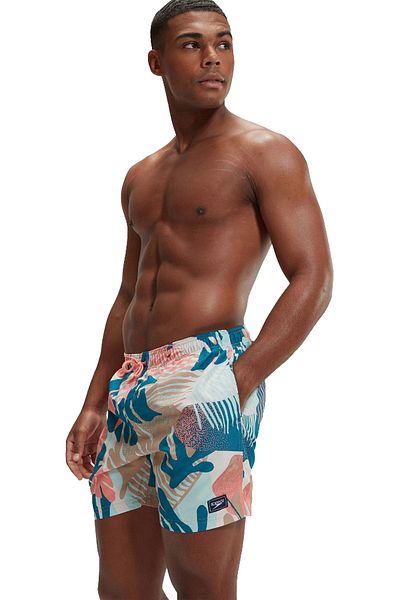 SPEEDO Ανδρικό μαγιό Leis 16" Wsht Am Short - Prt/Chk