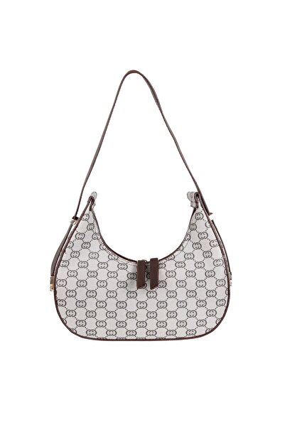 YSB STORE Kadın Acı Kahve Baget El ve Omuz Çantası