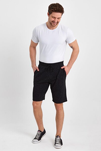 yakamor Ανδρικό σορτς με πλαϊνές τσέπες από νήματα