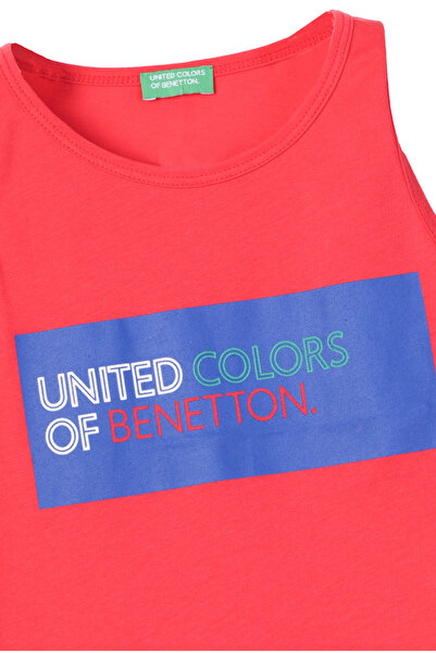Benetton Red Boy's Tank Top