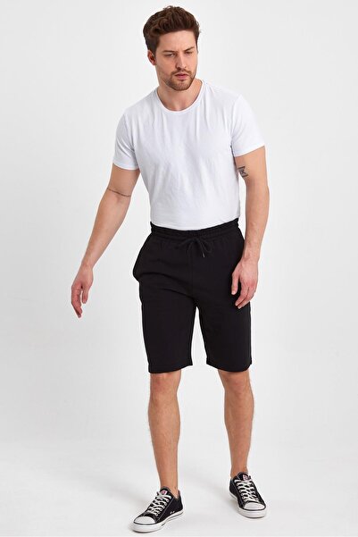 yakamor Ανδρικό σορτς με πλαϊνές τσέπες από νήματα