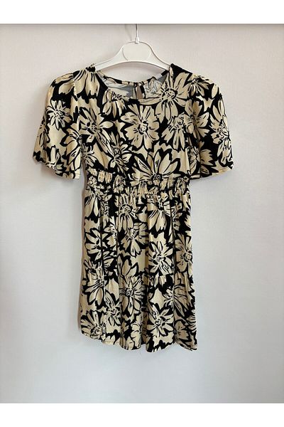 DFN Casual Floral Patterned Dress