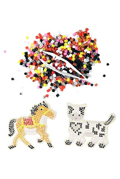 PopŞeker أضف الألوان إلى خيالك: مجموعة خرزات القطط والحمار الوحشي المكونة من ...