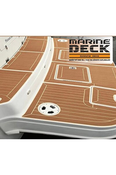 Marine Deck 1500x1000x6 Mm Kahverngi/siyah Marin Tipi Eva Suni Tik-teak Yapış...
