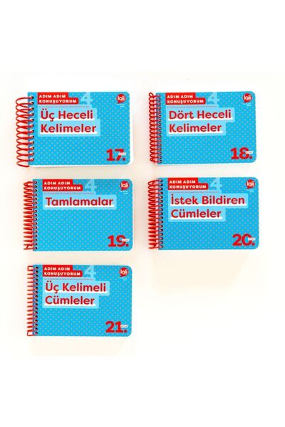 Lali Yayınları Adım Adım Konuşuyorum Eğitim Seti 4