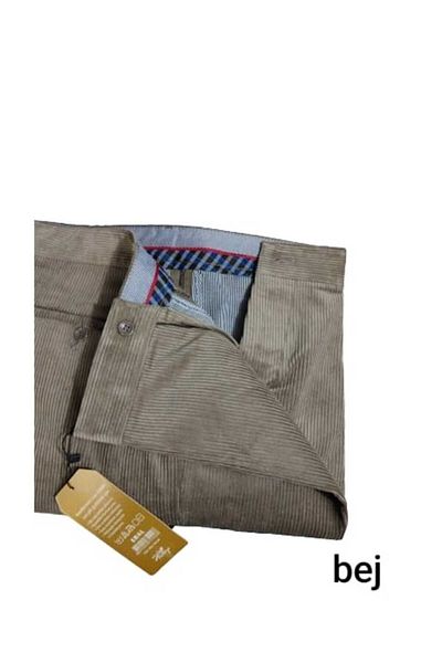 Ünal Giyim Velvet Large Size Cotton Trousers
