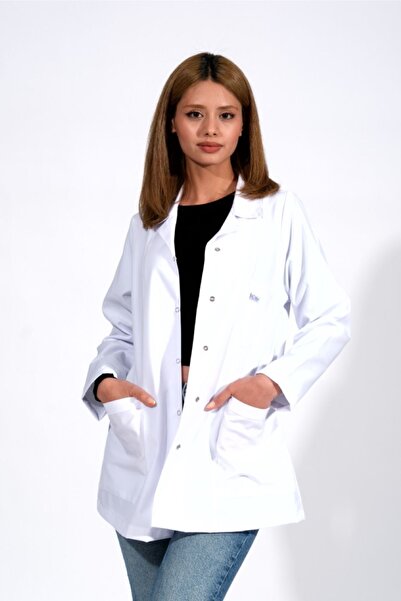 Kawork أنثى الألبكة القصيرة المعلم - الطبيب - طبيب الأسنان - معطف المختبر