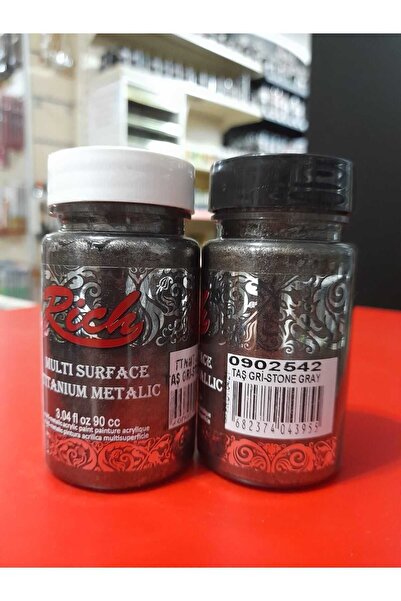 Rich multi surface titanium metalik 90cc TAŞ GRİ 2542