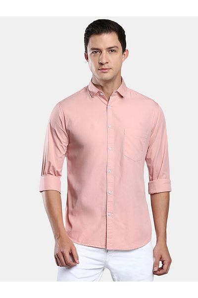 Dennis Lingo By Styli Chest Pocket Slim Fit Shirt with Long Sleeves