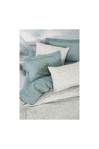Cotton Box Σετ Παπλωματοθήκη Διπλό Petite - Εφαρμοσμένο σεντόνι, Drops Mint