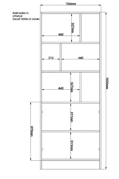 Rabi Gold Country Çalışma Masası Kitaplık Takımı