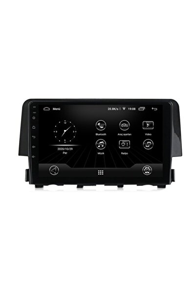 NAKAMICHI HONDA FC 5 UYUMLU ANDROİD 8GB RAM 128GB ROM 8 ÇEKİRDEK CARPLAY NAVİ...
