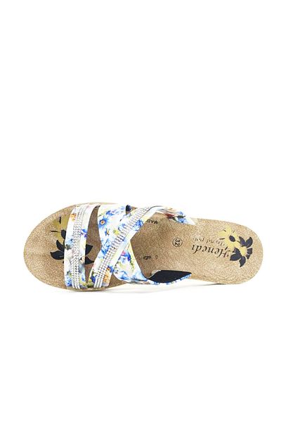 wilcoom Rose Patterned Orthopedic Non-Slip Sole Girl's Daily Slippers