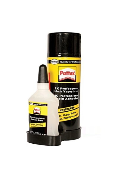 Pattex Çift Komponentli Herşeyi Yapıştıran Profesyonel Hızlı Yapıştırıcı (200ml +50ml)