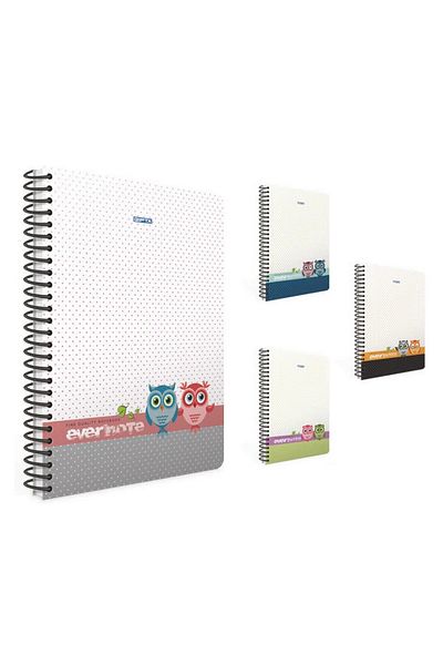 Gıpta Evernote Spiral Pp Cover A4 120 Sheets Checked (1 Pcs)