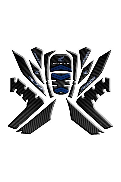 Forza Honda 250 Tank Pad Seti 14 Parça (2018 Ve 2020 Uyumludur)