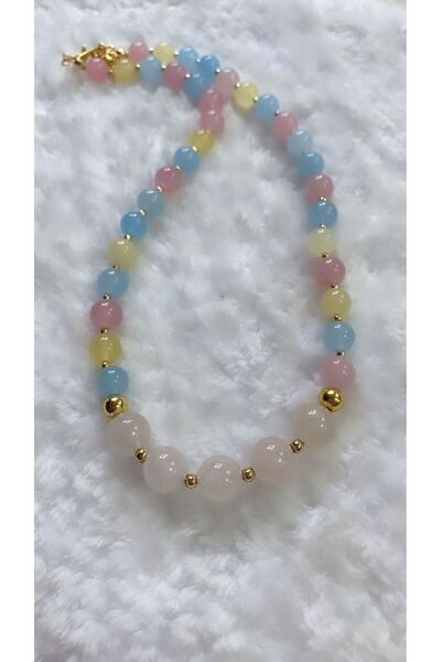 Takkı by Handan Morganit taşı tasarım kolye