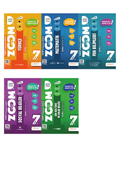 Gün&Ay Yayınları Günay Yayınları 7. Sınıf Türkçe +Matematik +Fen Bilimleri +S...
