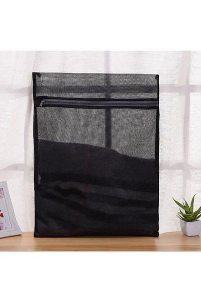 Malzek Black Colored 3 Washing Nets - Zippered
