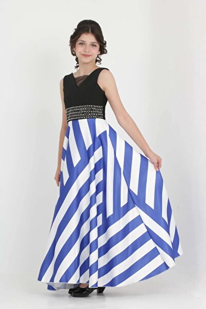 Wild Flower Rochie lungă de seară din țesătură din tafta cu model zebră Rochie pentru ocazie specială/seară Rochie de absolvire