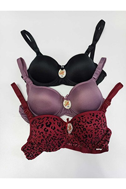 PATRON Tektaş 3-Piece Underwire Padded Supported Bra