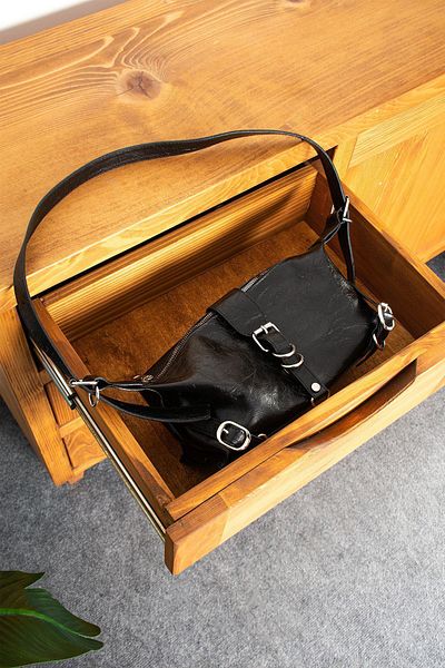HONEY BAG Geantă de umăr și de umăr pentru femei Ninda Model A de calitate neagră