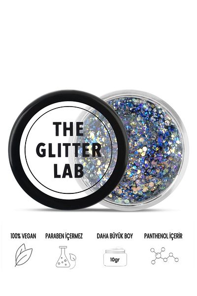 The Glitter Lab Glossy Glitter with Gel Form - Can'T Be Real