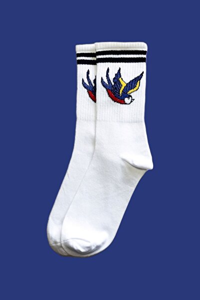 ZEYZEY MONKEY Set of 3 Butterfly Bird and Cat Themed Design Socks