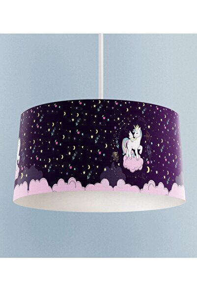 Talia Home Unicorn Desenli Çocuk Odası Sarkıt Avize