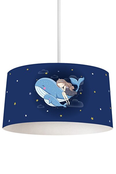 Talia Home Balıklı Kız Desenli Çocuk Ve Bebek Odası Sarkıt Avize Tlav-283