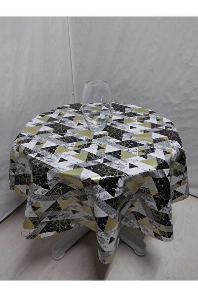 Herseyygüzell 140 Cm PVC Erasable Round Tablecloth
