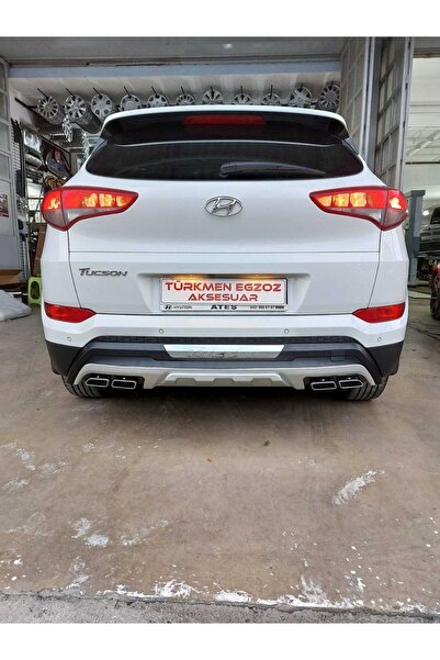 Türkmen Hyundai Tucson Uyumlu Ön Arka Tampon Koruma Difüzör 2015-2017 Arası