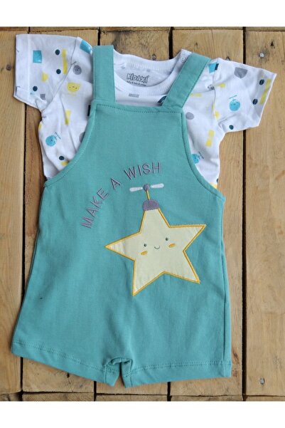 Kidaxi Drone Şort Salopet-tshirt Erkek Bebek Takım 6-24 Ay