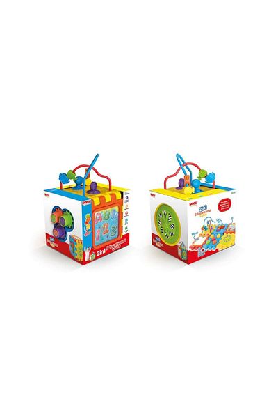 NW NessiWorld 5092 مكعب تعليمي وألغاز 2 في 1 - لعبة محشوة