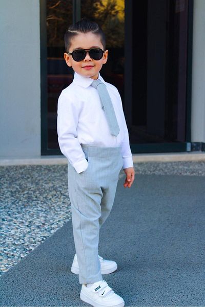 Z KİDS Gray Baby Boy Set