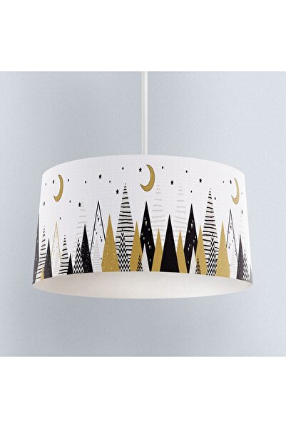 Decorative Mountain Patterned Sky Children's Room PendantTLAV-317