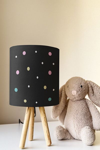 Talia Home Butterfly Pattern Children's Room Lampshade Table Lamp Tlab-115