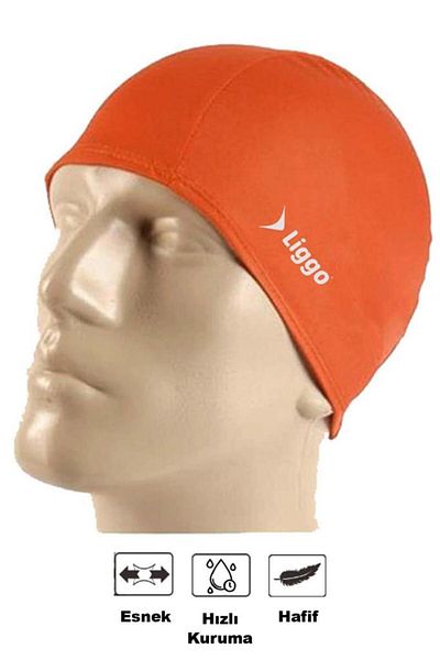 Liggo Lycra Cloth Cap Pool Cap Sea Swimmer Cap