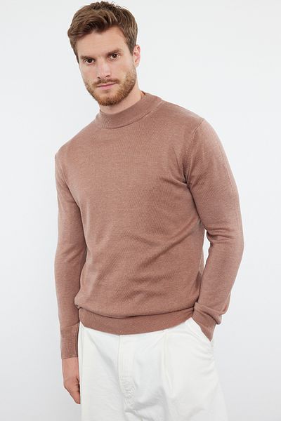 Trendyol Collection Πλεκτό πουλόβερ με μισό ζιβάγκο - TMNAW25KZ00001