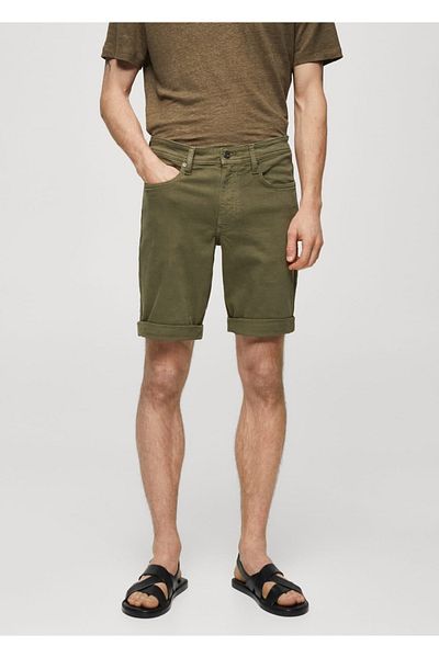 MANGO Man Denim Bermuda Slim Fit Shorts