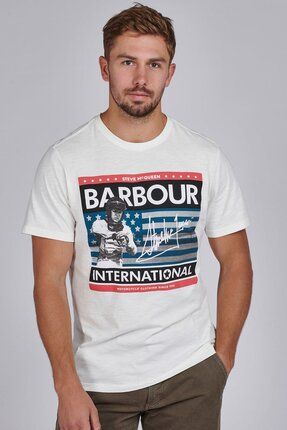 Barbour B. nt. Steve Mcqueen Time Steve T shirt Wh32 Whisper Classic White Fiyat Yorumlar Trendyol