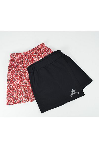 Kidiba 2-Piece Shorts Skirt Set for 4-11 Years Old Girl