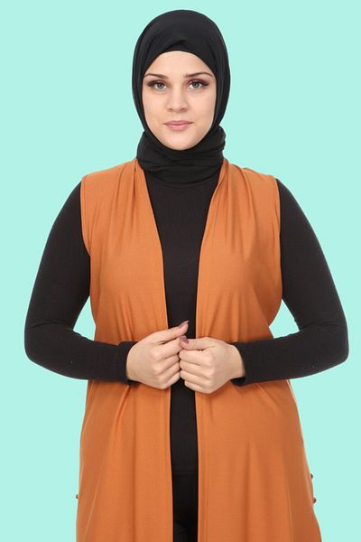 NESAFET 4804 Model Women's Long Vest - All Seasons Buttoned