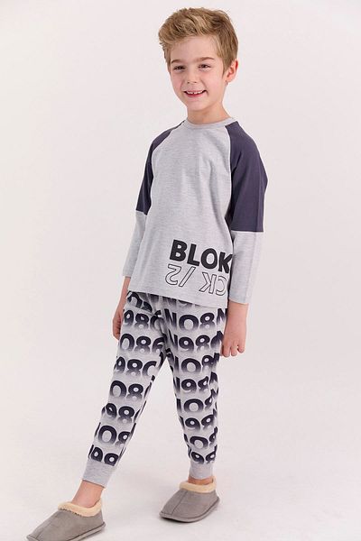 ROLY POLY Boy's Pajama Set - Rolypoly Block Grimelange