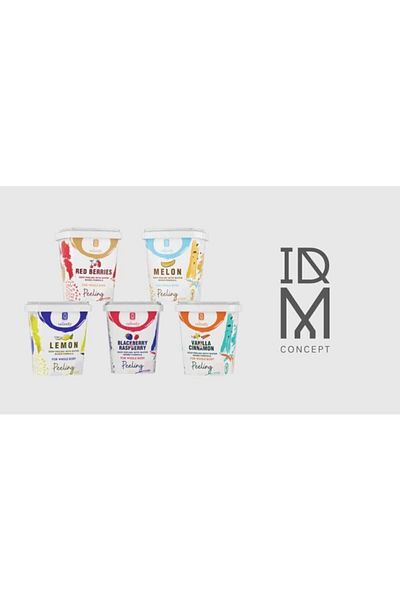 IDM مقشر الجسم المخملي بزيت الليمون 400 مل